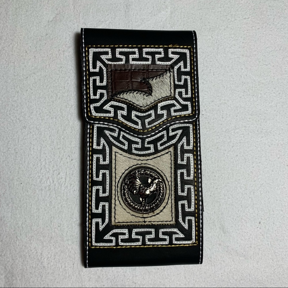 WESTERN LEATHER CELL‎ PHONE CASE, FUNDA VAQUERA DE CUERO COWBOY RODEO PHONE CASE